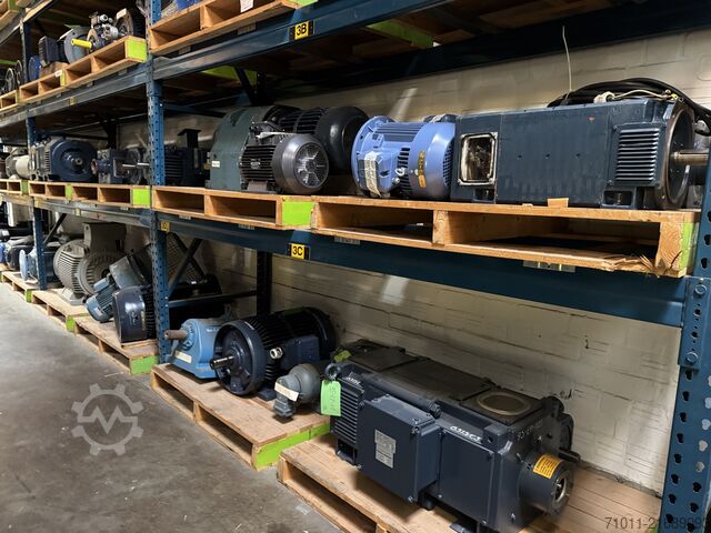 Large stock of motors Various AC & DC