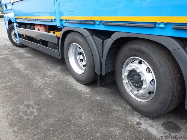 Φορτηγό πλατφόρμα με μουσαμά MAN TGX 26.460 LL L-Fhs./Pritsche/LBW/Lenkachse/Ret.