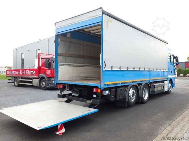 Φορτηγό με επίπεδη καρότσα MAN TGX 26.460 LL L-Fhs./Pritsche/LBW/Lenkachse/Ret.