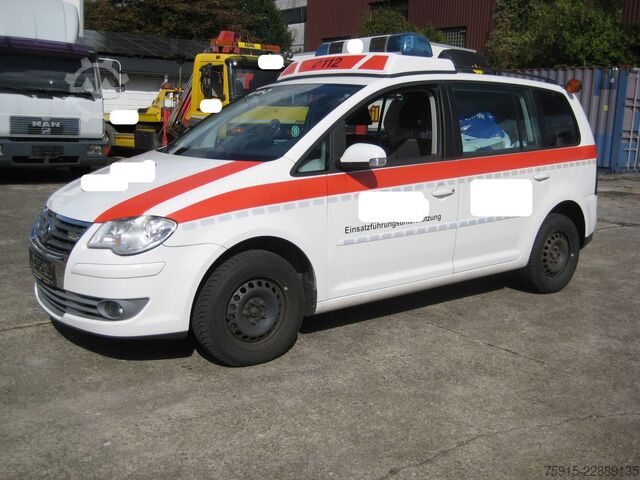 Vatrogasno vozilo VW Touran 2,0 TDI Einsatzfahrzeug Strobel *TÜV NEU*