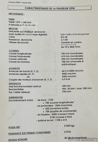 Máquina de trituração do CNC PMER DPM