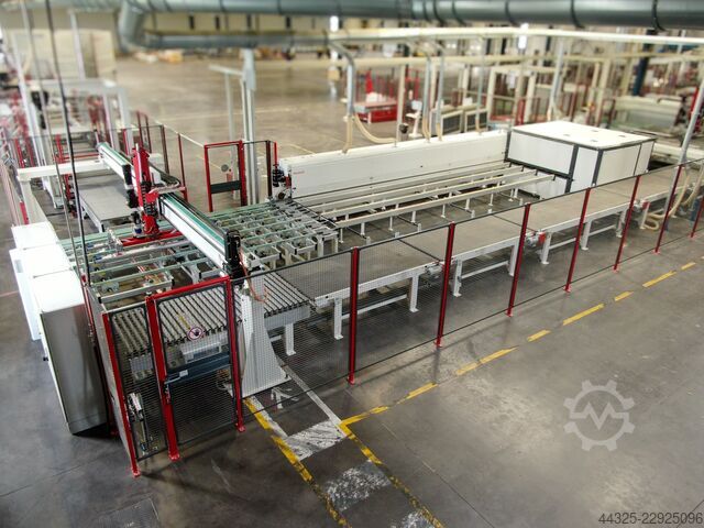 Linie completă de producție BATCH 1 IMA CUTTING,EDIGING,DRILLING LINE