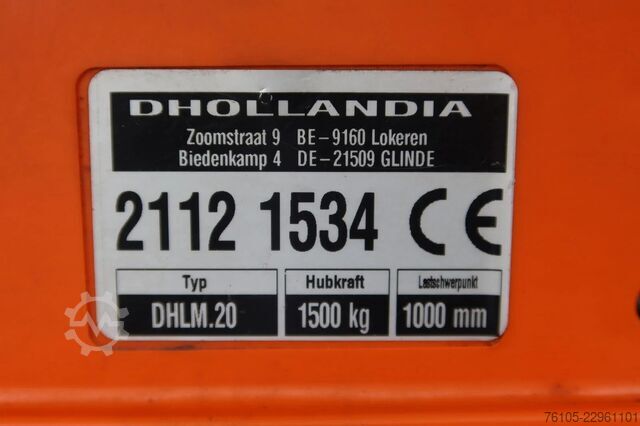 Walizka Volvo FL 210 Bakwagen + DHollandia 1500 kg