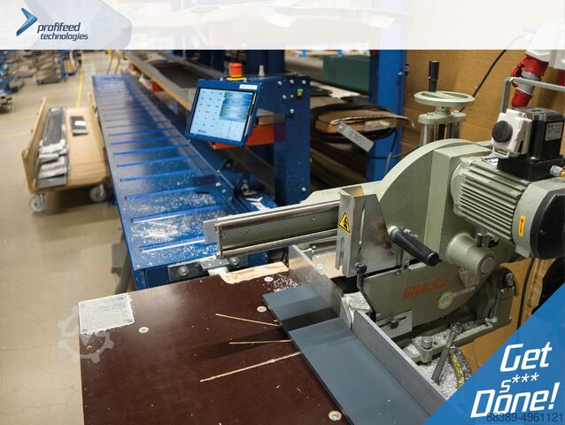 Testere ölçüm durağı, 3 m ProfiFeed Technologies ProfiStop Lazer (Optimiser Software)