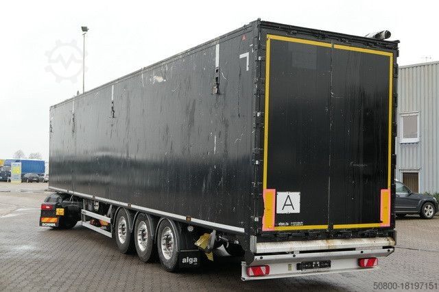 Walking floor semitrailer LEGRAS SBS 2220, 92m³, 8mm Boden, SAF, Alu-Felgen