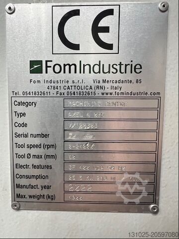 Verticale verspanen center FOM AXEL 4 075