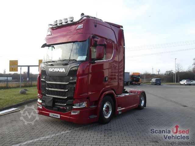 Standaard trekker Scania S 580 A4x2NB / V8 / Leder / Fullair / LED