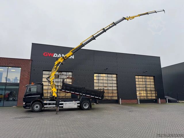 Kipper met kraan DAF CF 75.310 4x2 Kipper / Atlas 190.2E - A5 + Fly ...