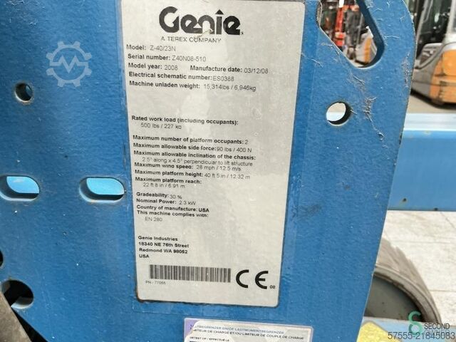 Πλατφόρμα ανύψωσης Genie Z-40/23N