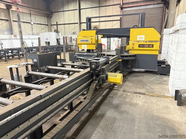 Tvåpelar halvautomatisk bandsåg Sterling STC650 DGSA NC