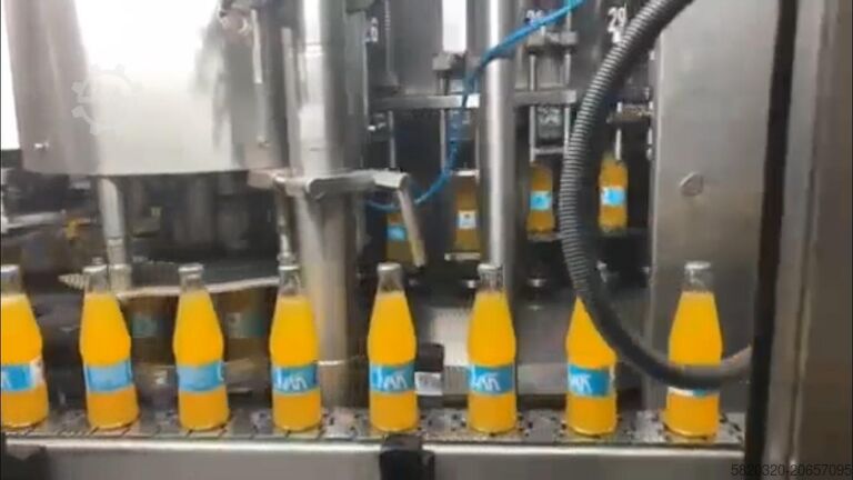 Llenadora de botellas de vidrio para bebidas carbonatadas Ektam menekşe