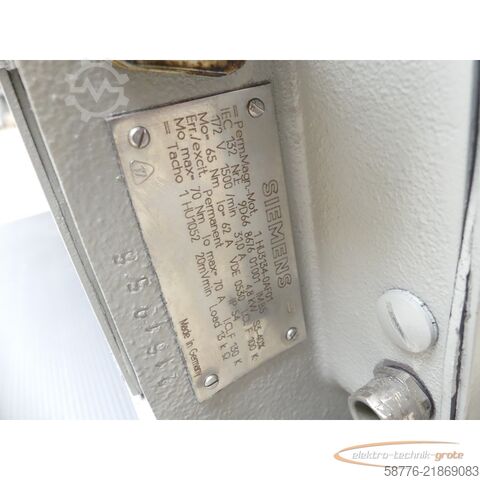 μονάδα ελέγχου Siemens 1HU3134-0AF01 Servomotor SN: E9D66867601001 mit 1HU1052 20mVmin