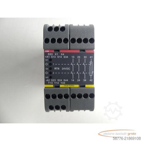 Komponente ABB 2TLA010026R0000 Sicherheitsrelais RT6 SN: 18345 - ! -