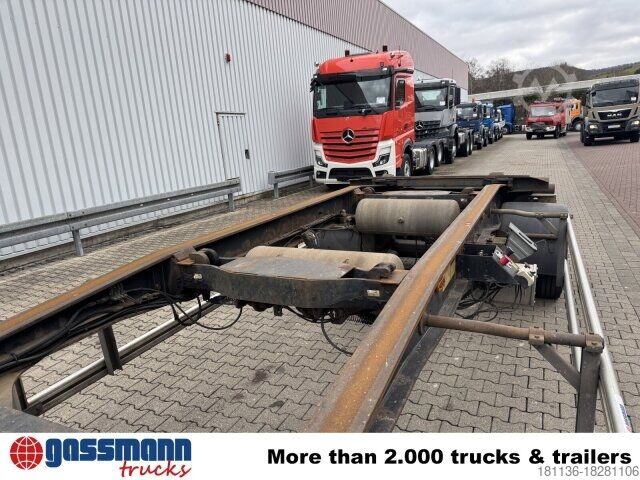 Afzetcontainer-aanhangwagen Hüffermann HSA 18.65 Schlittenabroller