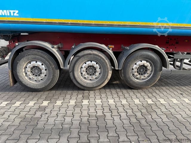 Kiperska poluprikolica SCHMITZ CARGOBULL SKI 24SL 9,6 Alu Mulde 50 cbm Lenkachse Alu Felg