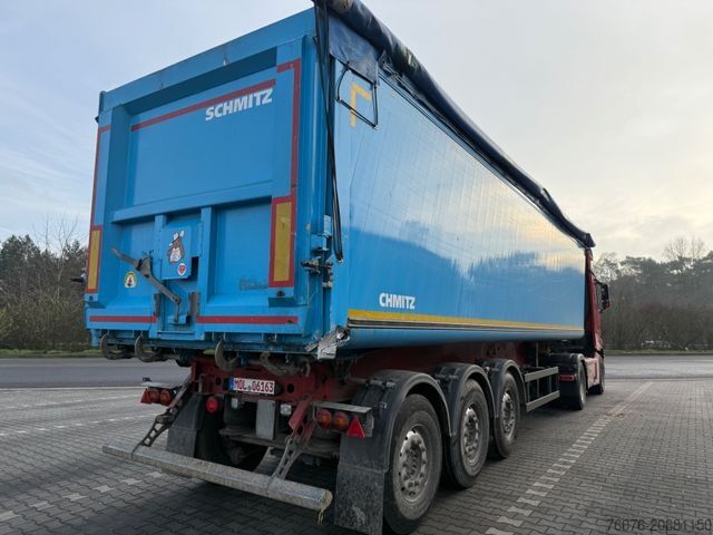 Kiperska poluprikolica SCHMITZ CARGOBULL SKI 24SL 9,6 Alu Mulde 50 cbm Lenkachse Alu Felg