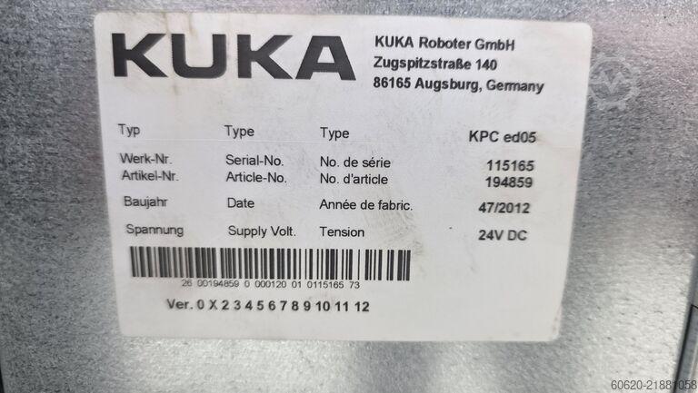 Robô industrial KUKA VKR 210 R2700 + (V)KR C2 ed05