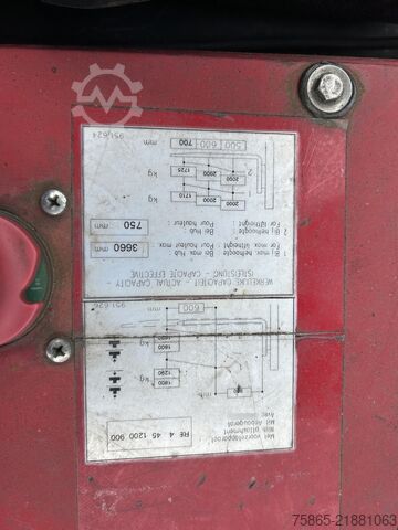 Forklift Moffet M4 20.4 / Kooi Aap / Mitnahme Stapler / 2000 kg...