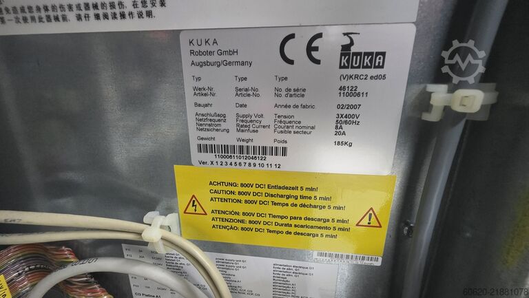 Robô industrial KUKA KR 210 L150 2000 + (V)KRC2 ed05