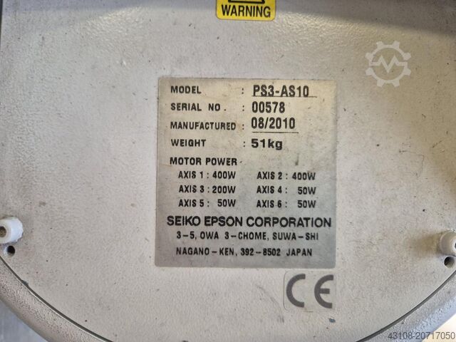 Industriële robot EPSON PA3-AS10