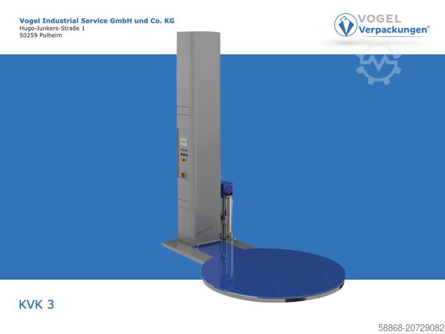 Semi-automatic pallet wrapper  KVK 3