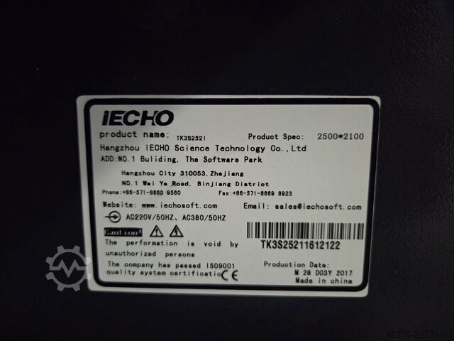 Stoffen snijmachine Iecho Digital Cutting System TK3S2521