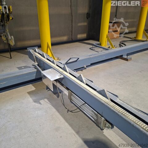 Levigatrice per tubi 10000 x 200 mm Eigenbau Rohrschleifmaschine