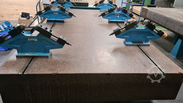 Płyta kontrolna, płyta pomiarowa, płyta tuszowa Thyssen Messplatte aus Hartgestein 3000 x 1500mm