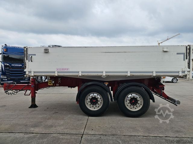 Trójstronna przyczepa wywrotka KEMPF GETREIDEKIPPER * SAF-ACHSEN * LIFTACHSE * ALCOA