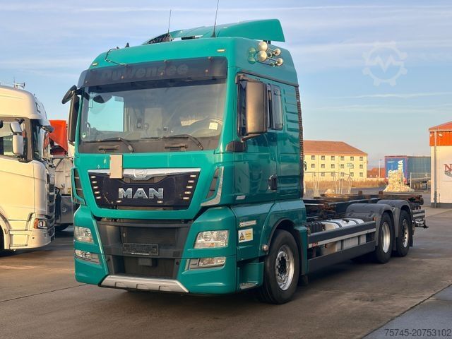 Wissellaadbak vrachtwagen MAN TGX 26.560 D38 * TWIST * 1. HD * TEILE NEU