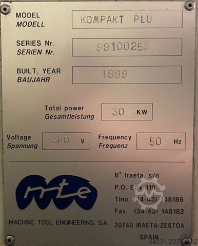 Frezarka CNC do łóżek MTE Kompakt Plus
