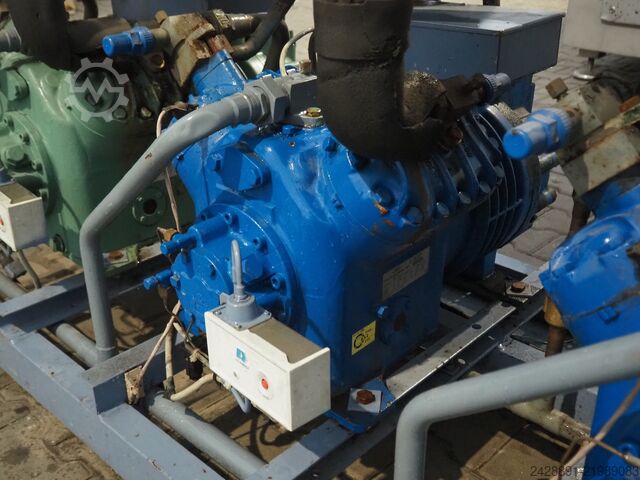 Agregat frigorific cu trei compresoare Linde, Bitzer VHM 316-4521, S4G-12.2-40P, S4G-12.2 Y