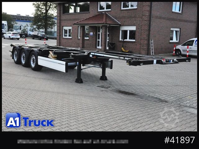 Poluprikolica za izmjenjive sanduke KRONE SDC 27 Container, Heckausschub, Lift, wenig benutzt