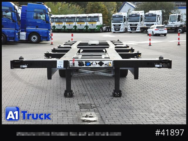 Poluprikolica za izmjenjive sanduke KRONE SDC 27 Container, Heckausschub, Lift, wenig benutzt