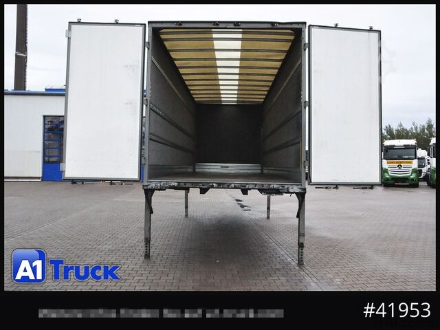 Caja intercambiable con estructura de caja GNIPOL 7,45, Möbelkoffer, Lichtband, Filzwände, verzinkt