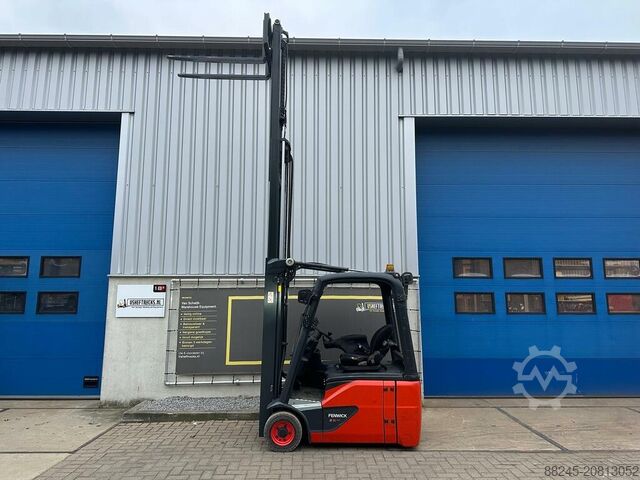 Elektrisk triplex gaffeltruck Linde E16, VS-22554 LINDE e16-02