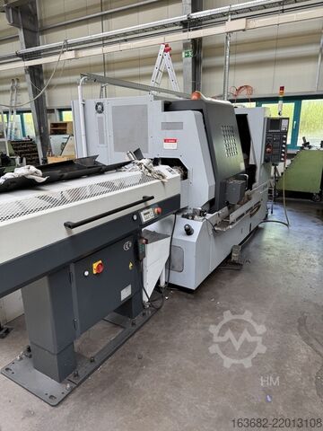 CNC-ACCUWAY _UT-300_ έτος κατασκευής 2013 με τροφοδότη ράβδων FEDEK DH-65L, εσωτ. αριθμός 231584 ACCUWAY UT 300
