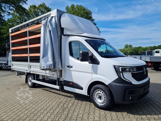 Furgão cortina de lona Renault Master 35 Pritsche Schiebe Plane AHK Luftfederung