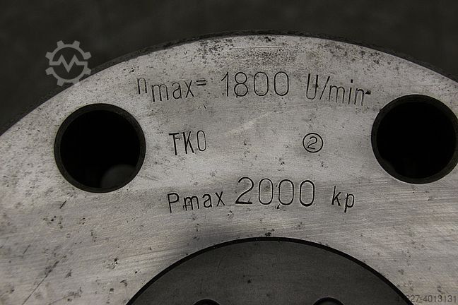 Hydraulische klauwplaat unbekannt Durchmesser 250 mm