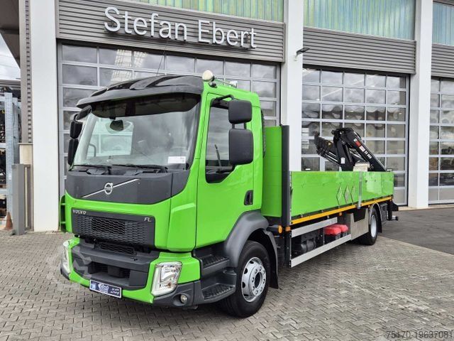 LKW mit Pritsche (offen) VOLVO FL 42 R Kran Hiab XS 088 Funk bis 14 m! Kamera