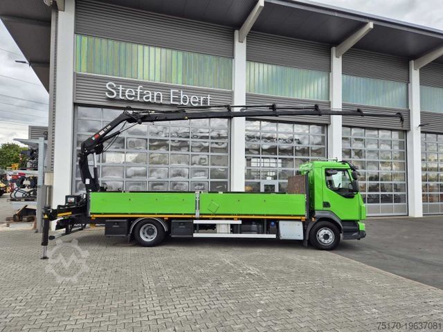 LKW mit Pritsche (offen) VOLVO FL 42 R Kran Hiab XS 088 Funk bis 14 m! Kamera