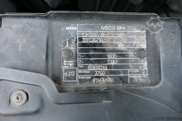 Box van iveco Daily 35 S11 C30C AUTOMATIK KAMERA Regale LUFT DURCHGANG EURO-5 CoC