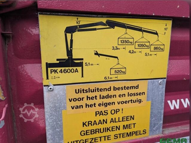 Crane truck Unimog 416/U1100 Hiab kraan, Wener lier