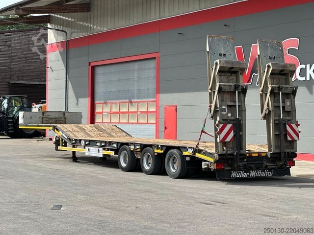 Niski poluprikolica MÜLLER-MITTELTAL TS3 Profi 30,0 Tieflader mit NLA & hydr. Rampen