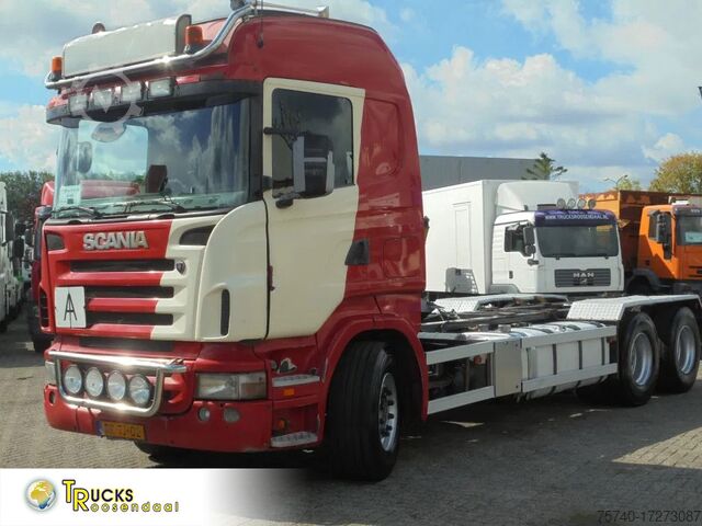 Chassis met cabine Scania R470 + 6X2 + PTO