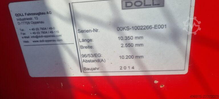 Poluprikolica za transport trupaca DOLL EXTE