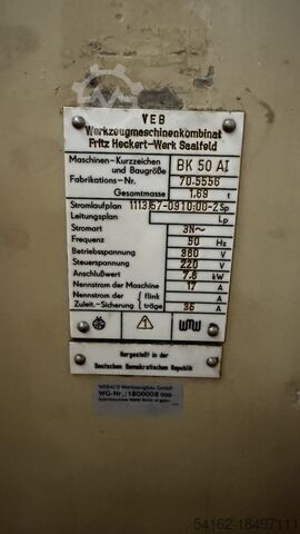 Säulenbohrmaschine WMW Saalfeld BK50AI