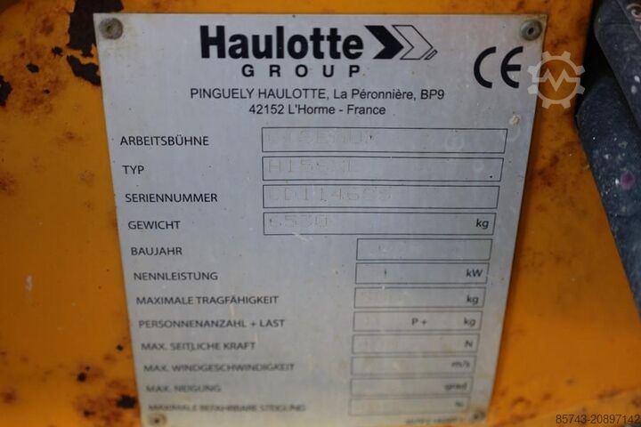 Ψαλίδι ανύψωσης Haulotte H15SXL Diesel, 4x4 Drive, 15m Working Height, 500k
