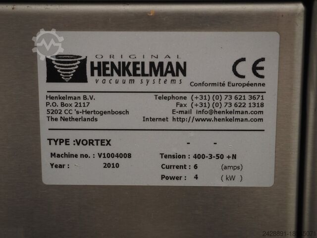 Tray-inpakker/sealer Henkelmann Vortex