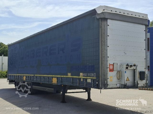 Nyitott ponyvás félpótkocsi Schmitz Cargobull Curtainsider Mega
